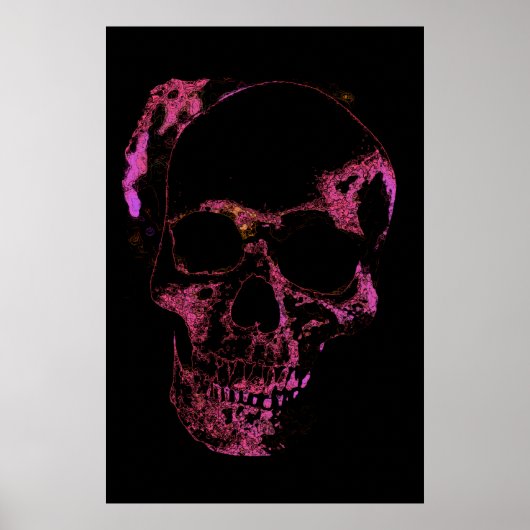 Skull Fantasy Art Poster (Vorne)