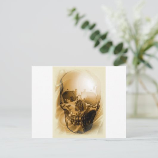 Skull Fantasy Art Postkarte (Stehend Vorderseite)