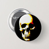 Skull Fantasy Art Rock Punk Button (Vorne & Hinten)