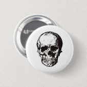 Skull Fantasy Art Rock Punk Heavy Metal Button (Vorne & Hinten)