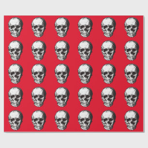 Skull Fantasy Art Rock Punk Heavy Metal Geschenkpapier