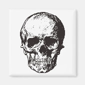 Skull Fantasy Art Rock Punk Heavy Metal Magnet (Vorne)