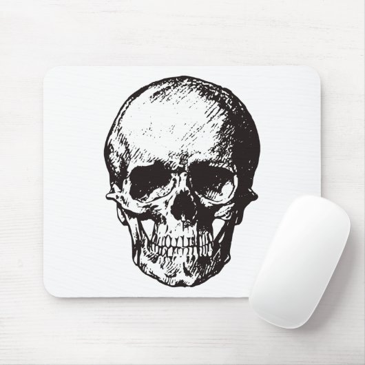 Skull Fantasy Art Rock Punk Heavy Metal Mousepad (Mit Mouse)