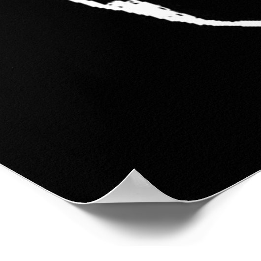 Skull Fantasy Art Rock Punk Heavy Metal Poster (Ecke)