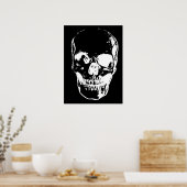 Skull Fantasy Art Rock Punk Heavy Metal Poster (Küche)