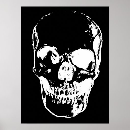 Skull Fantasy Art Rock Punk Heavy Metal Poster (Vorne)