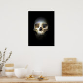 Skull Fantasy Art Rock Punk Heavy Metal Poster (Küche)