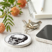 Skull Fantasy Art Rock Punk Heavy Metal Schlüsselanhänger (Seite)