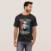 Skull Fitness Gym - Gehen Sie zum Fitnessstudio oh T-Shirt (Vorne ganz)