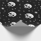 Skull Flakes: Ein unglaublich festlicher Wrap Geschenkpapier (Ecke)