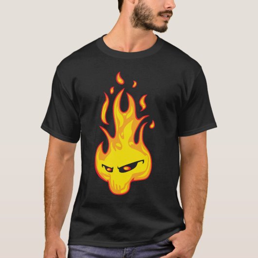 Skull Flame T-Shirt (Vorderseite)
