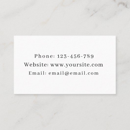 Skull Flasche Funny Skeleton Tattoo Artist Kreativ Visitenkarte (Rückseite)