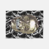 Skull-Fleece Blanket Fleecedecke (Vorderseite (Horizontal))