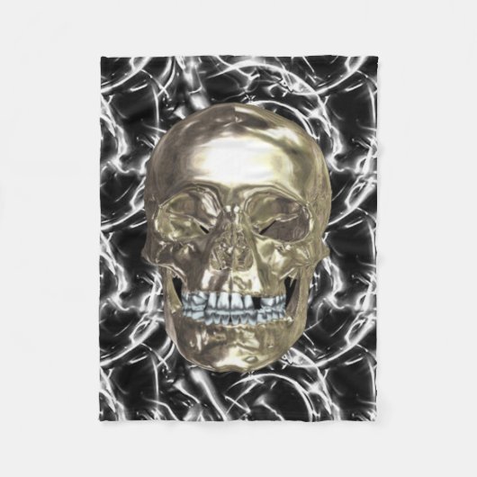 Skull-Fleece Blanket Fleecedecke (Vorderseite)