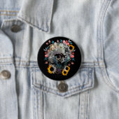 SKULL FLORAL BLUME BUTTON (Beispiel)