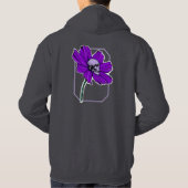Skull flower hoodie (Rückseite)