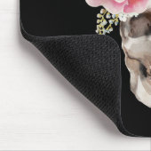 Skull Flowers Butterfly Spider Halloween Gift Mousepad (Ecke)