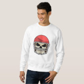 Skull Football Helm Sweatshirt (Vorne ganz)