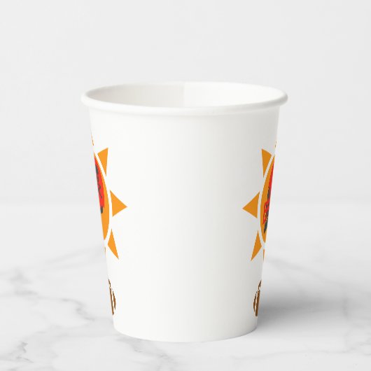 Skull Football Pappbecher (Links)