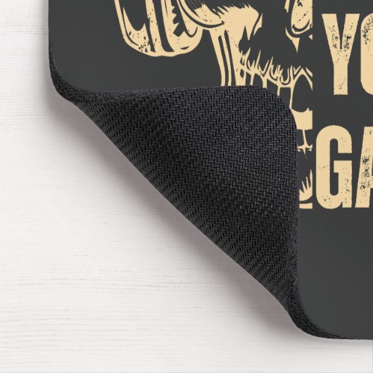 Skull Gamer Art – Can’t Hear You Mousepad (Ecke)