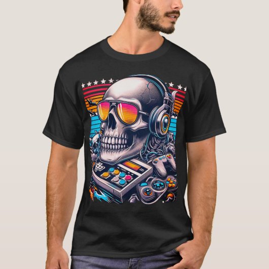 Skull Gamer T - Shirt (Vorderseite)