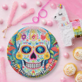 💀 🎉 Skull Garden Celebration Día de los Muertos Pappteller (Party)