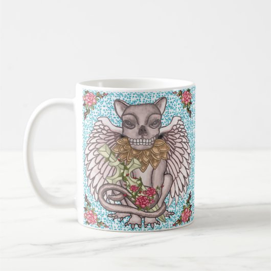 Skull Gargoyle Kaffeetasse (Links)