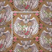 Skull Gargoyle Stoff (Kachel)