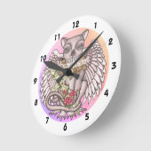 Skull Gargoyle Uhr (Winkel)