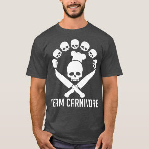 Skull gekreuzte Messer Grillen Spaß kochen 58 T-Shirt
