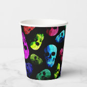Skull gemustert pappbecher (Rückseite)
