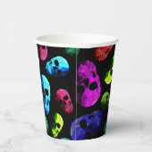 Skull gemustert pappbecher (Rechts)
