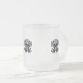 Skull Glass Mattglastasse (VorderseiteRechts)