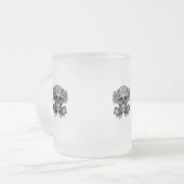 Skull Glass Mattglastasse (Vorderseite Links)