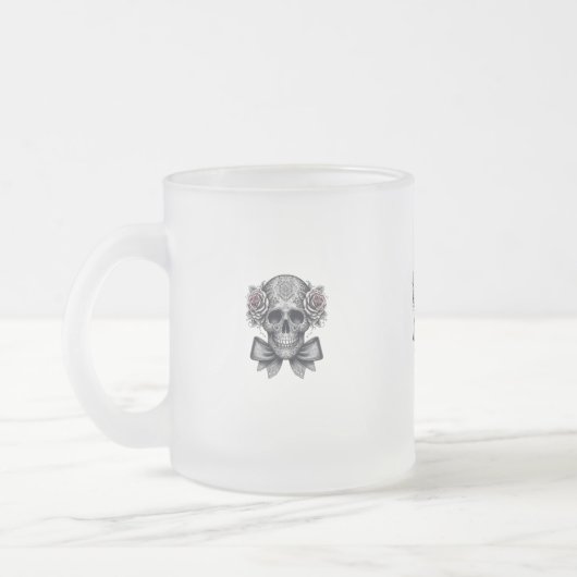 Skull Glass Mattglastasse (Links)