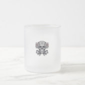 Skull Glass Mattglastasse (Mittel)
