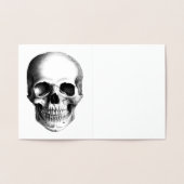SKULL Gold Foil Note Card Folienkarte (Innenseite)