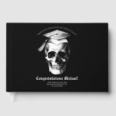 Skull Gothic Graduation Party Radiology Gästebuch (Vorderseite)