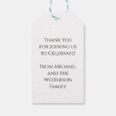 Skull Gothic Graduation Party Radiology Geschenkanhänger (Rückseite)