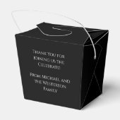 Skull Gothic Graduation Party Radiology Geschenkschachtel (Rückseite)