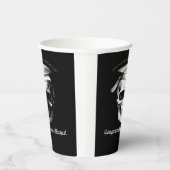 Skull Gothic Graduation Party Radiology Pappbecher (Rechts)