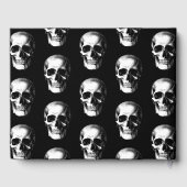 Skull Gothic Halloween Gästebuch (Rückseite)