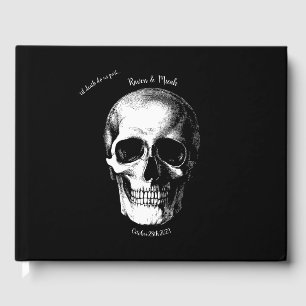 Skull Gothic Halloween Gästebuch