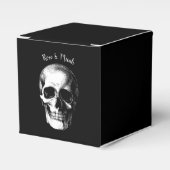 Skull Gothic Halloween Gastgeschenk Hochzeit Boxen Geschenkschachtel (Vorderseite)