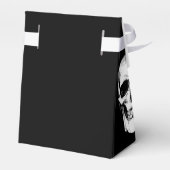 Skull Gothic Halloween Gastgeschenk Hochzeit Boxen Geschenkschachtel (Rückseite)
