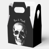 Skull Gothic Halloween Gastgeschenk Hochzeit Boxen Geschenkschachtel (Geöffnet)