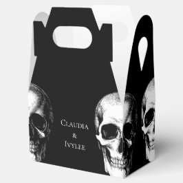 Skull Gothic Halloween Gastgeschenk Hochzeit Boxen Geschenkschachtel