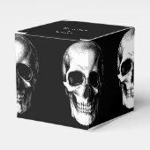 Skull Gothic Halloween Gastgeschenk Hochzeit Boxen Geschenkschachtel (Vorderseite)