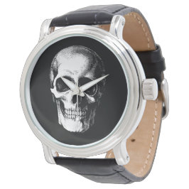 Skull Gothic Halloween Hochzeitschau Armbanduhr