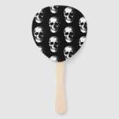 Skull Gothic Halloween Hochzeitsfans Fächer (Rückseite)